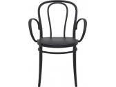 Кресло пластиковое Siesta Contract Victor XL стеклопластик черный Фото 7