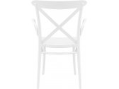 Кресло пластиковое Siesta Contract Cross XL стеклопластик белый Фото 8