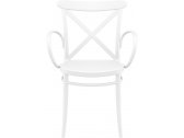Кресло пластиковое Siesta Contract Cross XL стеклопластик белый Фото 7