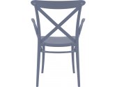 Кресло пластиковое Siesta Contract Cross XL стеклопластик темно-серый Фото 8