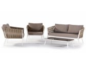Комплект мебели Grattoni Corfu алюминий, полиэстер белый, бежевый Фото 1