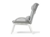 Кресло плетеное Grattoni Fiji алюминий, роуп, олефин белый, светло-серый Фото 2