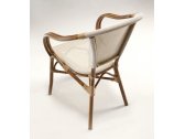 Кресло металлическое текстиленовое Grattoni GS 950 алюминий, текстилен бамбук, бежевый Фото 2