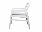Кресло пластиковое с подушками Nardi Aria стеклопластик, акрил белый Фото 4