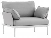 Кресло с подушками PEDRALI Reva P алюминий, ткань Фото 1