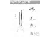 Душ солнечный для ног Arkema Happy Go HG 180 полиэтилен высокой плотности Фото 2
