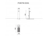 Фонтан для собак питьевой CityDesign Fontis Dog сталь Фото 2