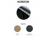 Комплект мебели Skyline Design Horizon алюминий, тик, полиэстер, sunbrella черный, натуральный Фото 2