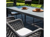Кресло плетеное с подушкой Skyline Design Moma алюминий, полипропилен, sunbrella черный, антрацит, бежевый Фото 10