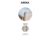 Диван плетеный с подушками Skyline Design Arena алюминий, искусственный ротанг, sunbrella белый, бежевый Фото 2
