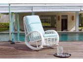 Кресло-качалка плетеное с подушками Skyline Design Taurus алюминий, искусственный ротанг, sunbrella белый, бежевый Фото 8