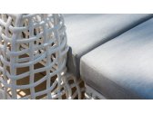 Банкетка плетеная с подушкой Skyline Design Dynasty алюминий, искусственный ротанг, sunbrella белый, бежевый Фото 11