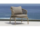 Кресло плетеное с подушками Skyline Design Journey алюминий, искусственный ротанг, sunbrella бежевый Фото 8