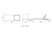 Шезлонг-лежак плетеный с матрасом Skyline Design Journey алюминий, искусственный ротанг, sunbrella бежевый Фото 5