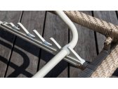 Шезлонг-лежак плетеный с матрасом Skyline Design Journey алюминий, искусственный ротанг, sunbrella бежевый Фото 10