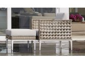 Банкетка плетеная с подушкой Skyline Design Heart алюминий, искусственный ротанг, sunbrella бежевый Фото 12