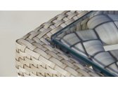 Стол плетеный со стеклом Skyline Design Heart алюминий, искусственный ротанг, закаленное стекло бежевый Фото 7