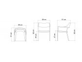 Кресло плетеное с подушкой Skyline Design Plank алюминий, искусственный ротанг, sunbrella бронзовый, бежевый Фото 5