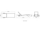 Шезлонг-лежак плетеный с матрасом Skyline Design Sophie алюминий, искусственный ротанг, sunbrella бронзовый, бежевый Фото 4