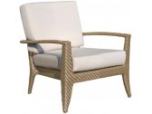 Кресло плетеное с подушками Skyline Design Madison алюминий, искусственный ротанг, sunbrella бронзовый, бежевый Фото 1