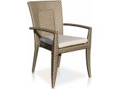 Кресло плетеное с подушкой Skyline Design Madison алюминий, искусственный ротанг, sunbrella бронзовый, бежевый Фото 1