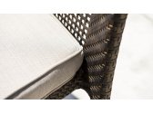 Кресло плетеное с подушкой барное Skyline Design Madison алюминий, искусственный ротанг, sunbrella бронзовый, бежевый Фото 8