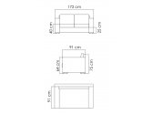 Диван плетеный двухместный с подушками Skyline Design Cuatro алюминий, искусственный ротанг, sunbrella бронзовый, бежевый Фото 4