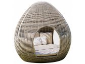 Лаунж-диван плетеный с подушками Skyline Design Belen алюминий, искусственный ротанг, sunbrella серый, бежевый Фото 1