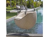 Кресло подвесное плетеное с подушками Skyline Design Easy алюминий, искусственный ротанг, sunbrella бежевый Фото 9