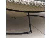 Лаунж-кресло плетеное с подушками Skyline Design Luna алюминий, искусственный ротанг, sunbrella белый, бежевый Фото 7
