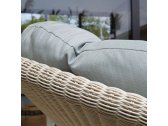 Лаунж-кресло плетеное с подушками Skyline Design Luna алюминий, искусственный ротанг, sunbrella белый, бежевый Фото 13