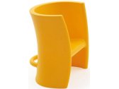 Кресло-качалка Magis Trioli полиэтилен желтый Фото 1