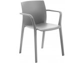Кресло пластиковое Kastel Klia стеклопластик серый Фото 1