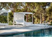 Шезлонг-лежак двухместный с навесом Ibiza Ibiza XL 180 алюминий, сталь, дралон тортора, белый Фото 7