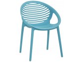Кресло пластиковое Rossanese полипропилен голубой Фото 1