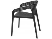 Кресло пластиковое Rossanese полипропилен черный Фото 1
