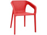 Кресло пластиковое Rossanese полипропилен красный Фото 1