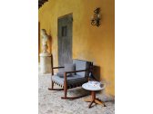 Кресло-качалка плетеное с подушками La Romana Legno Sorrento ироко, полипропиленовый канат, Tepmotest Фото 6