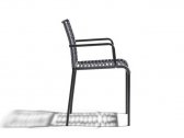 Кресло плетеное Potocco Aria Outdoor металл, роуп белый, бежевый Фото 11