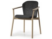 Кресло деревянное с обивкой Scab Design Natural Finn ясень, ткань Фото 1