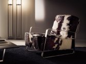 Кресло мягкое Orsenigo Fujiyama сталь, ткань Фото 4