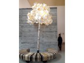 Светильник дизайнерский напольный Green Furniture Leaf Lamp Tree M шведская береза, металл, шерстяной войлок Фото 16