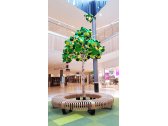 Светильник дизайнерский напольный Green Furniture Leaf Lamp Tree M шведская береза, металл, шерстяной войлок Фото 26