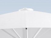 Зонт профессиональный MDT Type G алюминий, полиэстер белый Фото 3