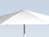 Зонт профессиональный MDT Type T алюминий, полиэстер белый Фото 5