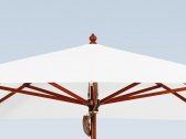 Зонт профессиональный MDT Type H эвкалипт, полиэстер натуральный, белый Фото 5