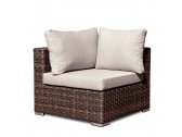 Комплект плетеной мебели Felicita Marbella Lounge алюминий, полиэтилен, акрил коричневый Фото 3