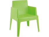 Кресло пластиковое Siesta Contract Box полипропилен зеленый Фото 1
