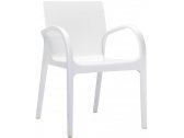 Кресло пластиковое Siesta Contract Dejavu технополимер PA6 нейлон белый Фото 1
