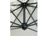 Зонт профессиональный четырехкупольный Scolaro Alu Poker Dark алюминий, акрил антрацит, слоновая кость Фото 7